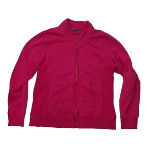 Fila Women's Pink Full-Zip Sweatshirt